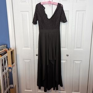 NWOT Lace High Low Wrap Skirt Dress